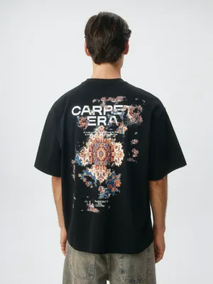 Футболка свободного кроя с принтом, арт. 4916