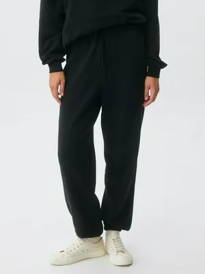 Базовые брюки из футера, арт. 4928