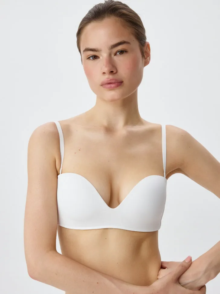 Бюстгальтер-балконет, белый, арт. 4935