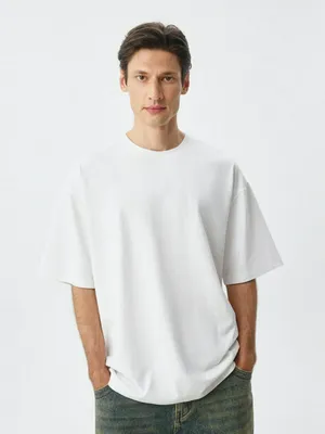 Базовая футболка MAX OVERSIZE FIT, белый, арт. 4941