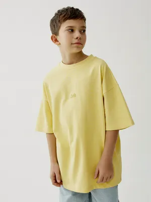 Футболка оверсайз Sela с принтом, желтый, арт. 49414