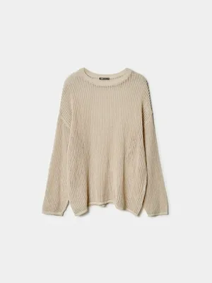 Вязаный джемпер Sela, бежевый, арт. 49431