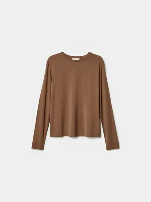 Лонгслив Sela, коричневый, арт. 49432