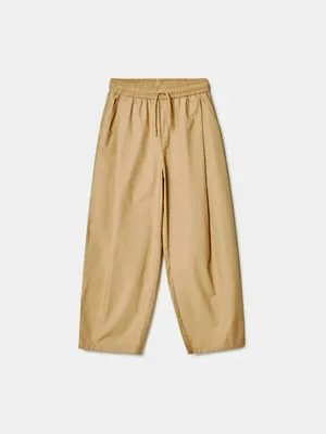 Хлопковые брюки Sela, бежевый, арт. 49434