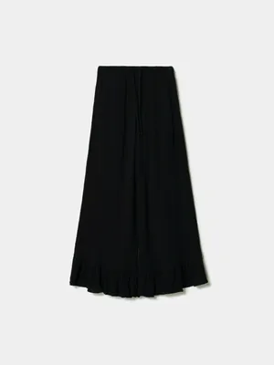 Брюки Sela для девочек, черный, арт. 49436