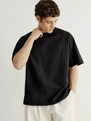 Футболка Sela Макс оверсайз, черный, арт. 49439