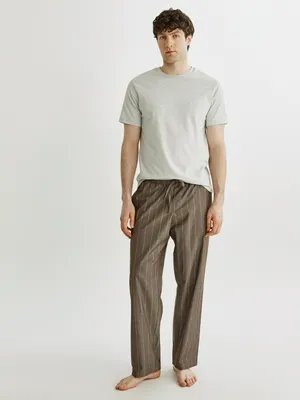 Домашние брюки SELA, коричневый, арт. 49446