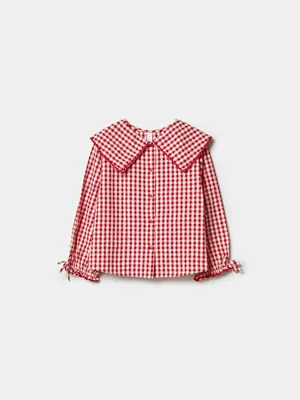 Блузка SELA в клетку, разноцветный, арт. 49462