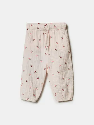 Муслиновые брюки SELA для малышей, разноцветный, арт. 49475