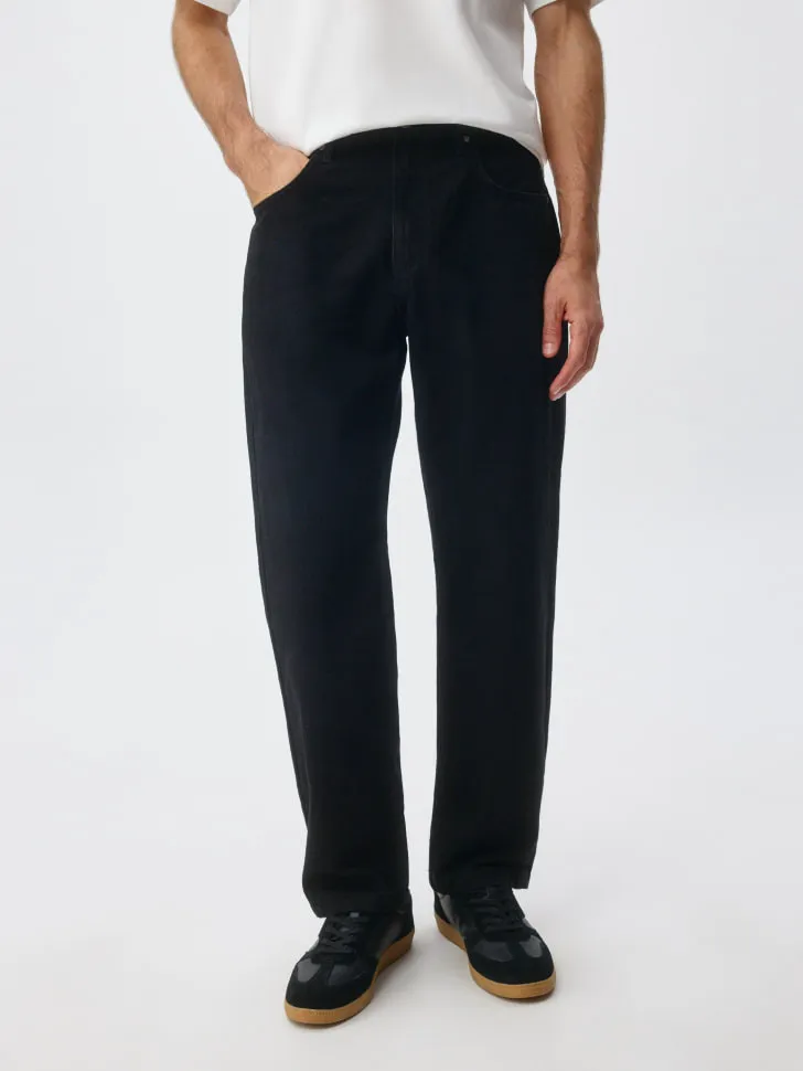 Джинсы STRAIGHT FIT со средней посадкой, черный, арт. 4950