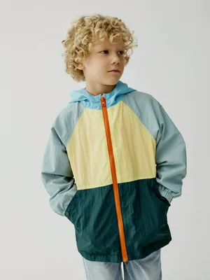 Ветровка Sela с капюшоном, разноцветный, арт. 49503