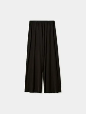 Свободные трикотажные брюки Sela, черный, арт. 49512