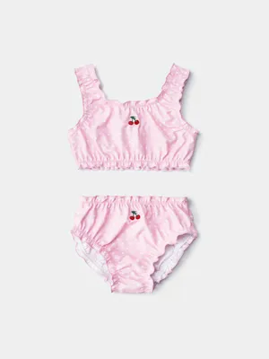 Раздельный купальник SELA для девочек, розовый, арт. 49519