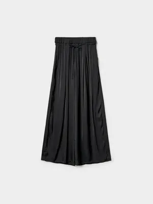 Широкие брюки SELA, черный, арт. 49568