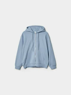 Толстовка SELA на молнии, голубой, арт. 49576