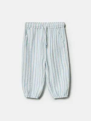 Брюки SELA для малышей из муслина, разноцветный, арт. 49582
