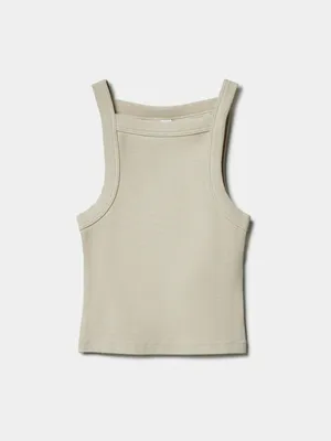 Топ Sela укороченный для девочек, бежевый, арт. 49586