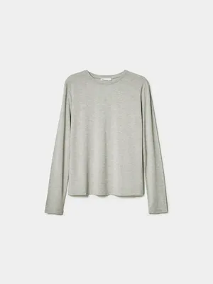 Приталенный лонгслив SELA, серый, арт. 49593