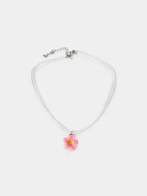 Шейное украшение Sela с розовым цветком, разноцветный, арт. 49594