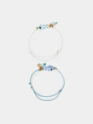 Набор детских браслетов SELA, разноцветный, арт. 49595