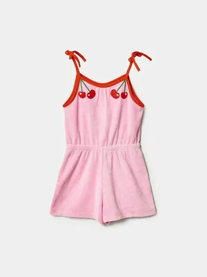 Махровый комбинезон Sela, розовый, арт. 49599