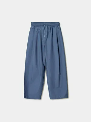 Брюки Sela хлопковые на резинке, синий, арт. 49617