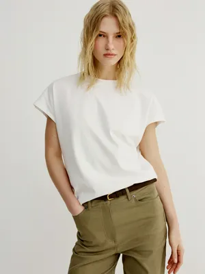 Футболка оверсайз Sela, белый, арт. 49653