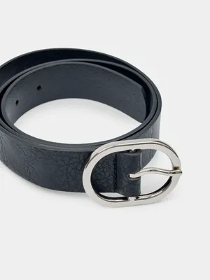 Ремень SELA Классический, черный, арт. 49664