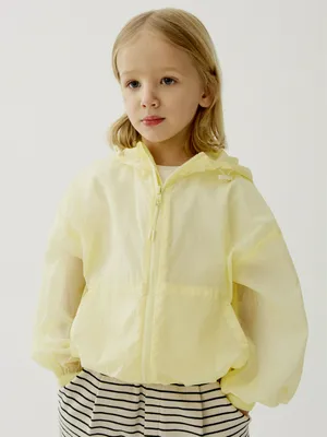Ветровка SELA из полупрозрачного нейлона для мальчиков, желтый, арт. 49700