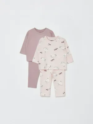 Набор из 2 пижам для малышей, разноцветный, арт. 4971