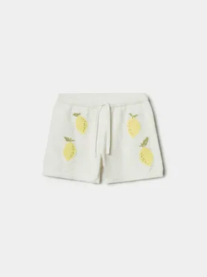 Вязаные шорты Sela с жаккардовым рисунком, разноцветный, арт. 49758