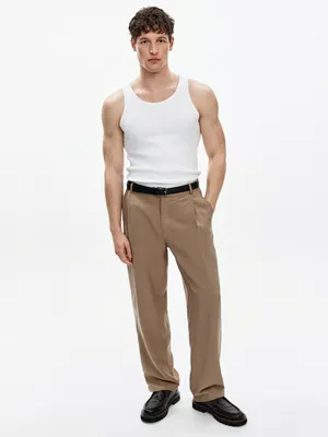 Брюки Sela из креповой вискозы, бежевый, арт. 49761