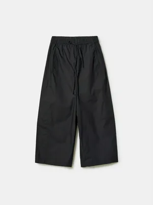 Брюки SELA укороченные хлопковые, черный, арт. 49763