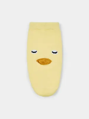 Детские носки Sela с принтом, желтый, арт. 49767