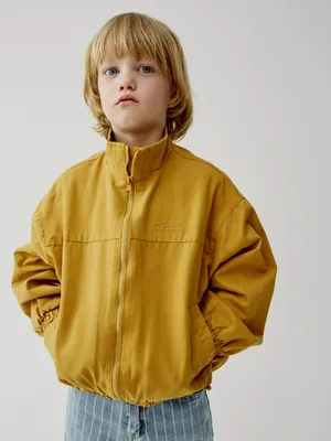 Ветровка из хлопкового твила Sela, желтый, арт. 49807