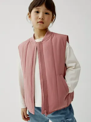 Стеганый жилет Sela, розовый, арт. 49825