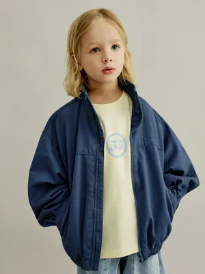 Ветровка Sela из хлопкового твила, синий, арт. 49826