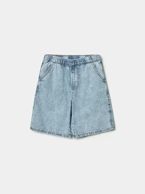 Джинсовые шорты SELA для мальчиков, голубой, арт. 49867