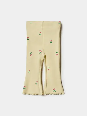 Трикотажные брюки клеш SELA для малышей, разноцветный, арт. 49870