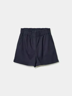 Шорты Sela с присборенной талией, синий, арт. 49882