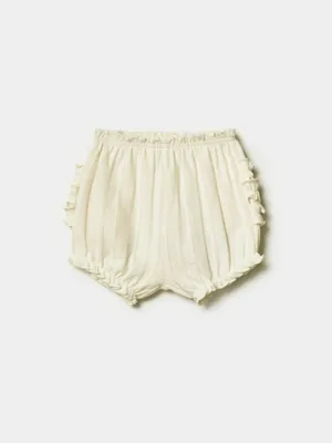 Шорты SELA с рюшами для малышей, бежевый, арт. 49929