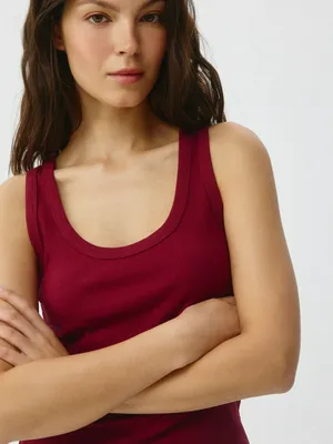 Базовый топ AMY в рубчик, арт. 5004