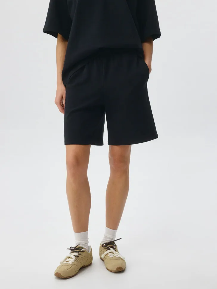 Трикотажные шорты, черный, арт. 5021