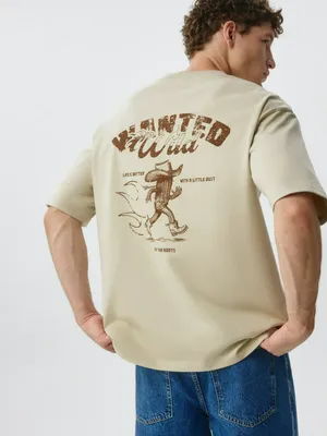 Футболка RELAXED FIT с принтом, арт. 5024