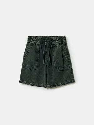 Джинсовые шорты Sela для мальчиков, серый, арт. 50265