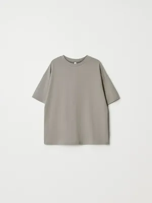 Футболка оверсайз детская SELA, серый, арт. 50293