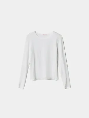 Лонгслив SELA Young, белый, арт. 50432