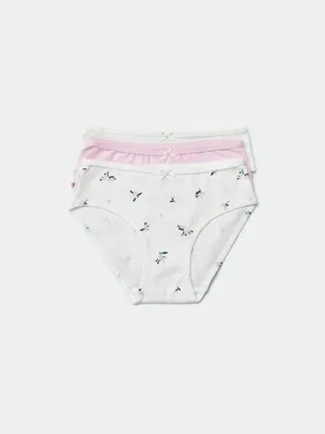 Набор из 3 трусов-слипов для девочек SELA, разноцветный, арт. 50446