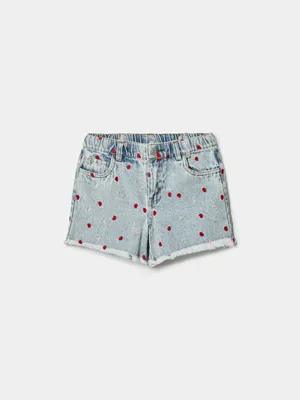 Шорты джинсовые SELA для девочек, голубой, арт. 50449