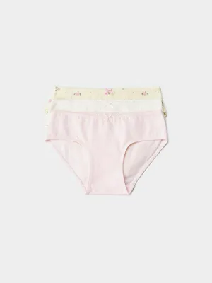 Набор из 3 трусов-слипов для девочек, разноцветный, арт. 50457